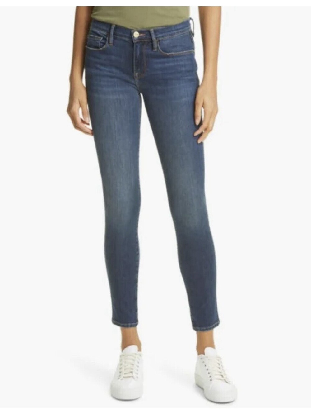 Frame Denim Blue Skinny Jeans